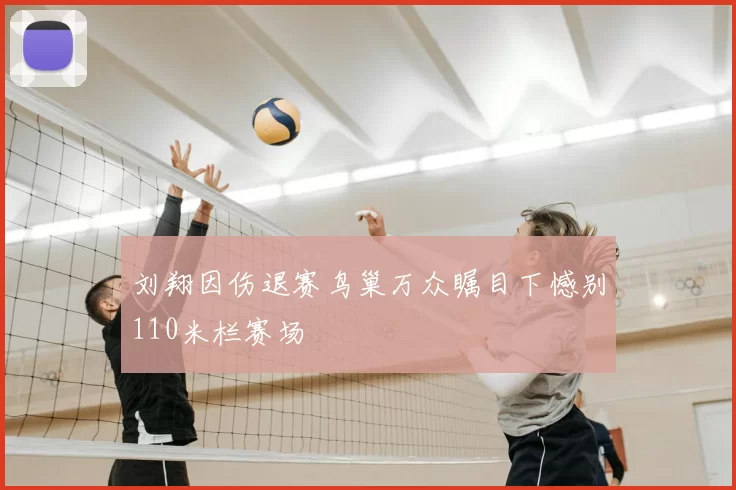 刘翔因伤退赛鸟巢万众瞩目下憾别110米栏赛场